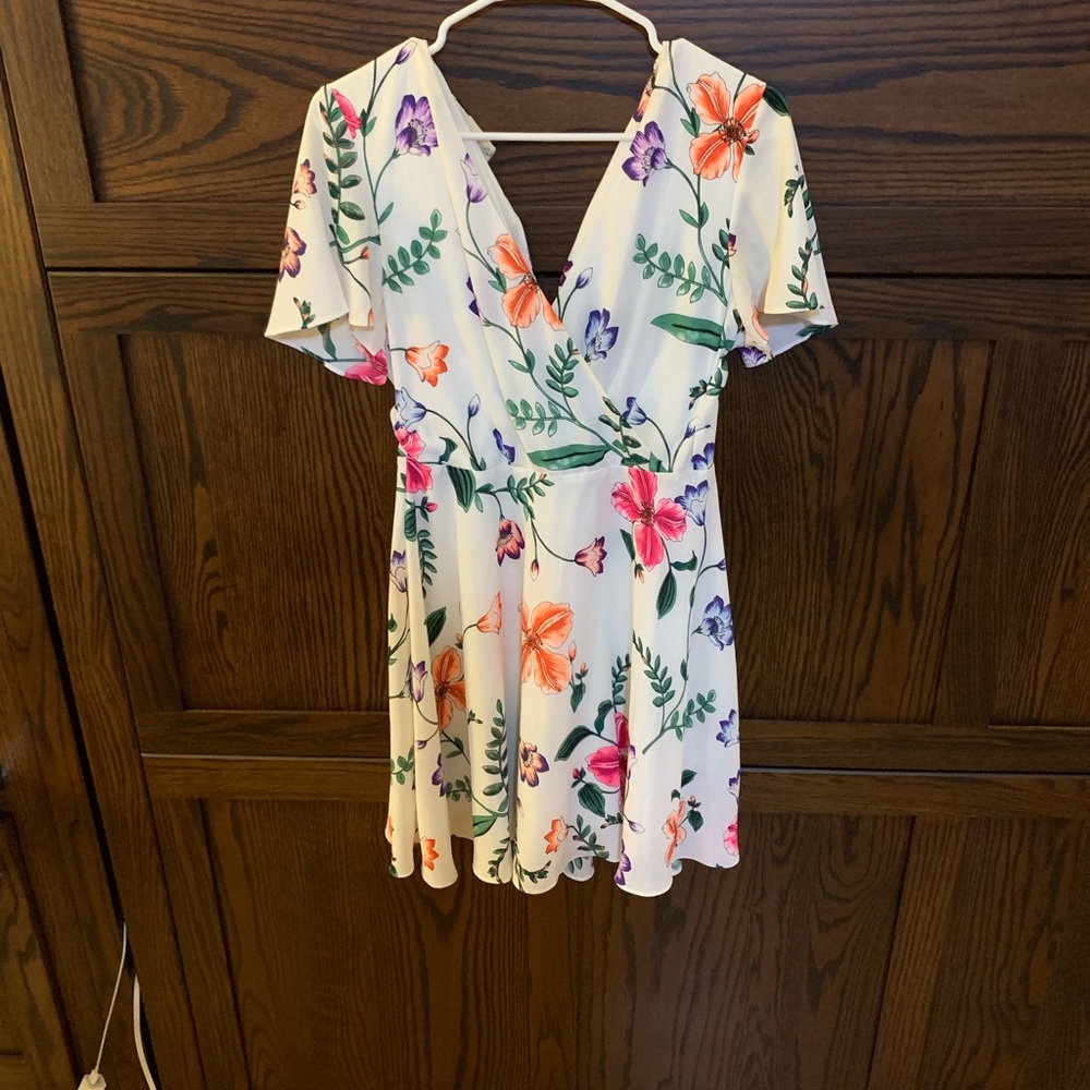 Floral mini dress